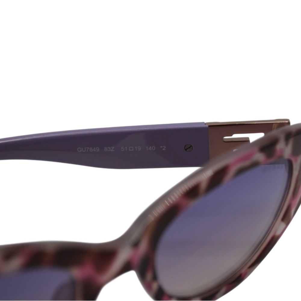 GUESS GU7849 Cat Eye Women’s Sunglasses | Violet Gradient | 51-19-140 | New - Picture 7 of 11
